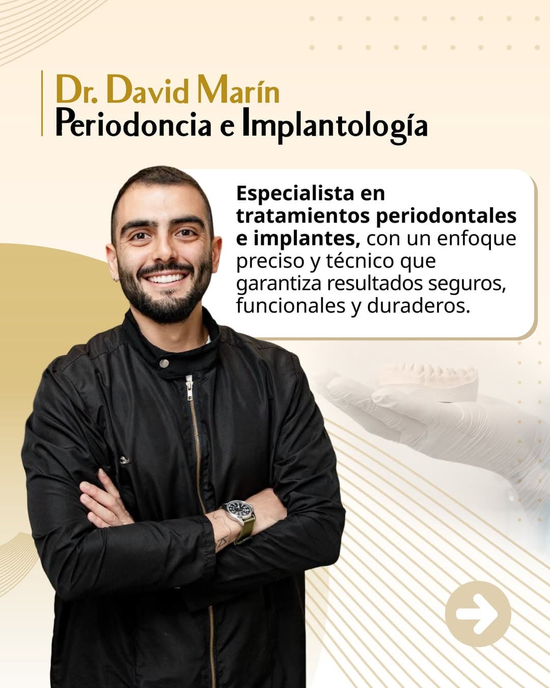 Dr. David Marín, Periodoncia e implantología